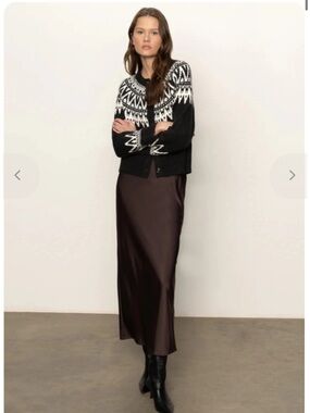 Sanctuary Everyday Mid-Rise Maxi Skirt in Coffee size XS